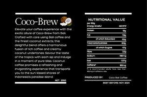 CoCo Brew - Instant Coconut Coffee